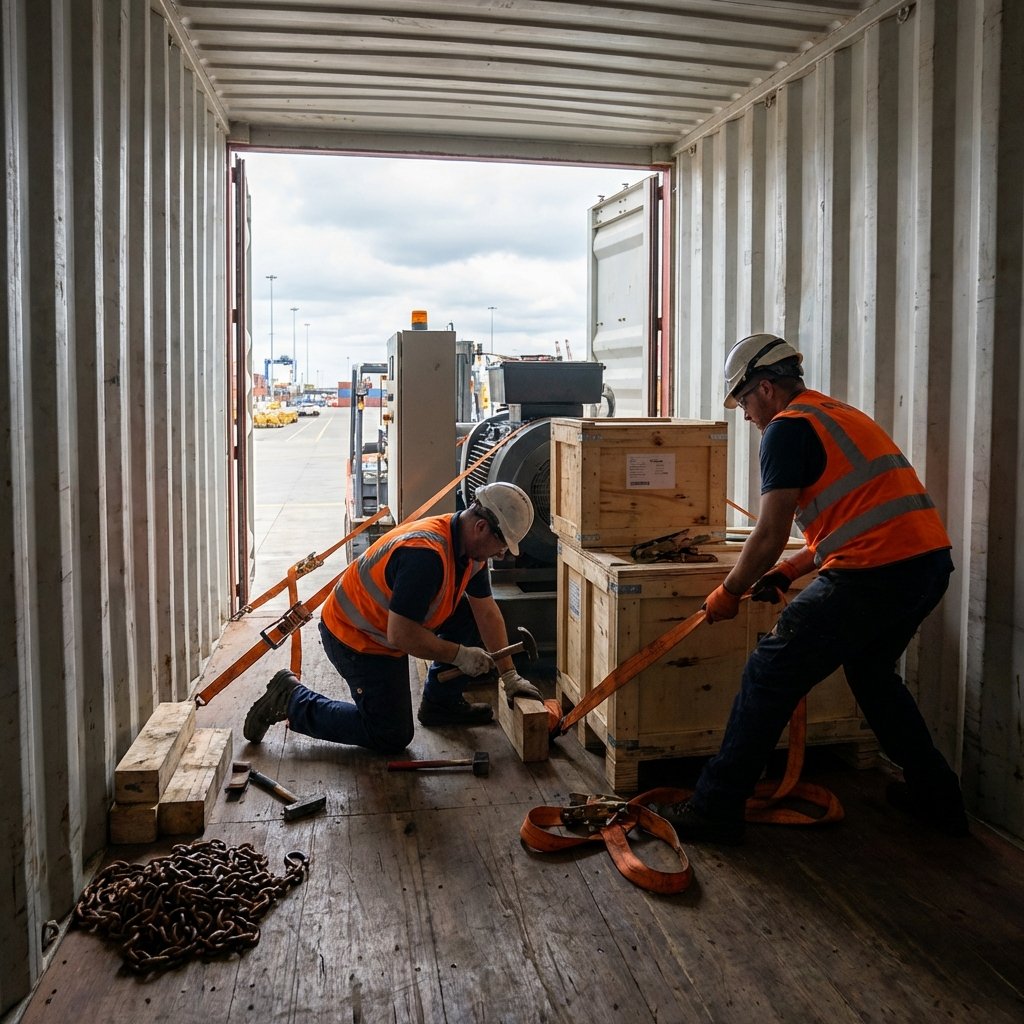 Dry Container Lashing